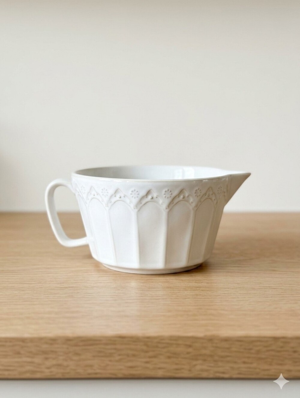 🍶 La Petite Cuisine by BIA Cordon Bleu White Ceramic Pitcher
